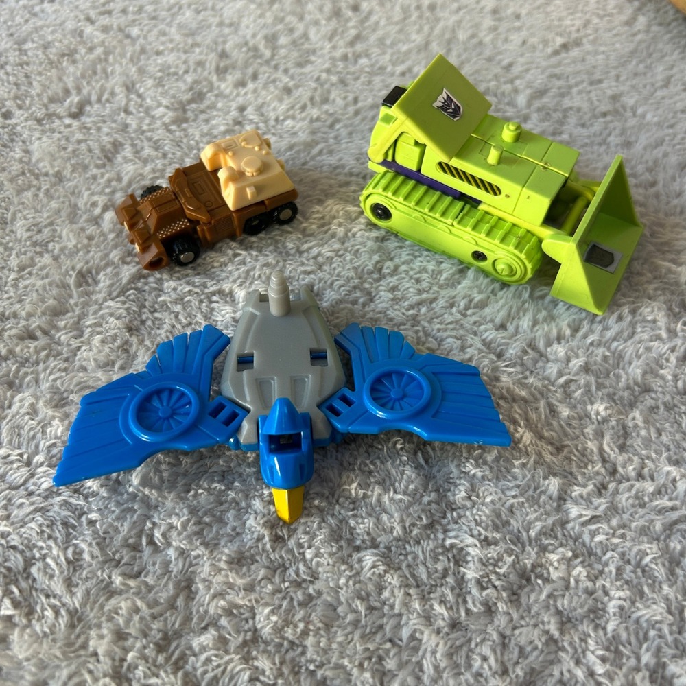 1988 Takara G1 Transformers Autobot Battle Patrol Bonecrusher PowerSurge Optimus